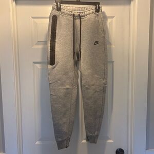 Nike Light Gray Joggers with Black Accents